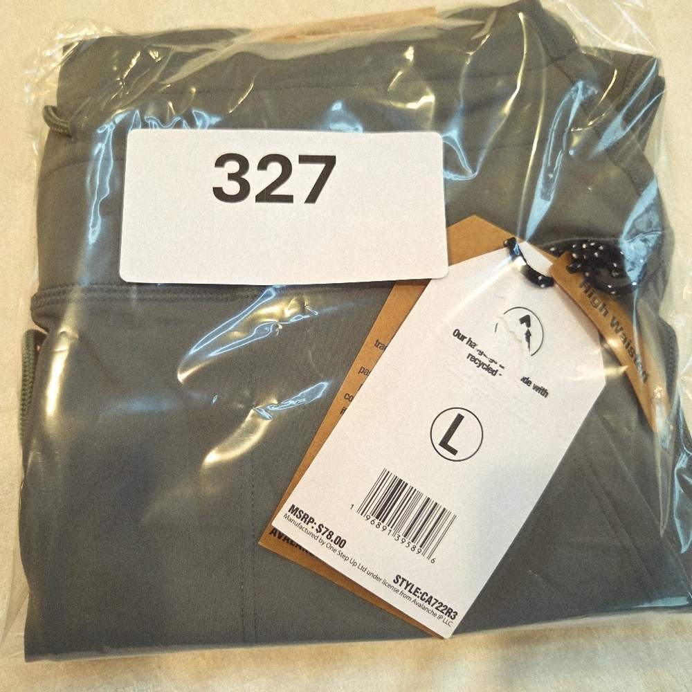 Avalanche Outdoor Supply Co. High Waisted Compression Leggings Size Large New - Picture 14 of 14